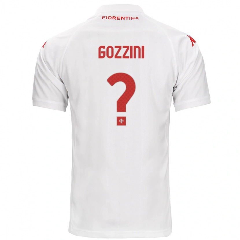 Danxen Kinderen Gozzini #0 Wit Uitshirt Uittenue 2024/25 T-Shirt
