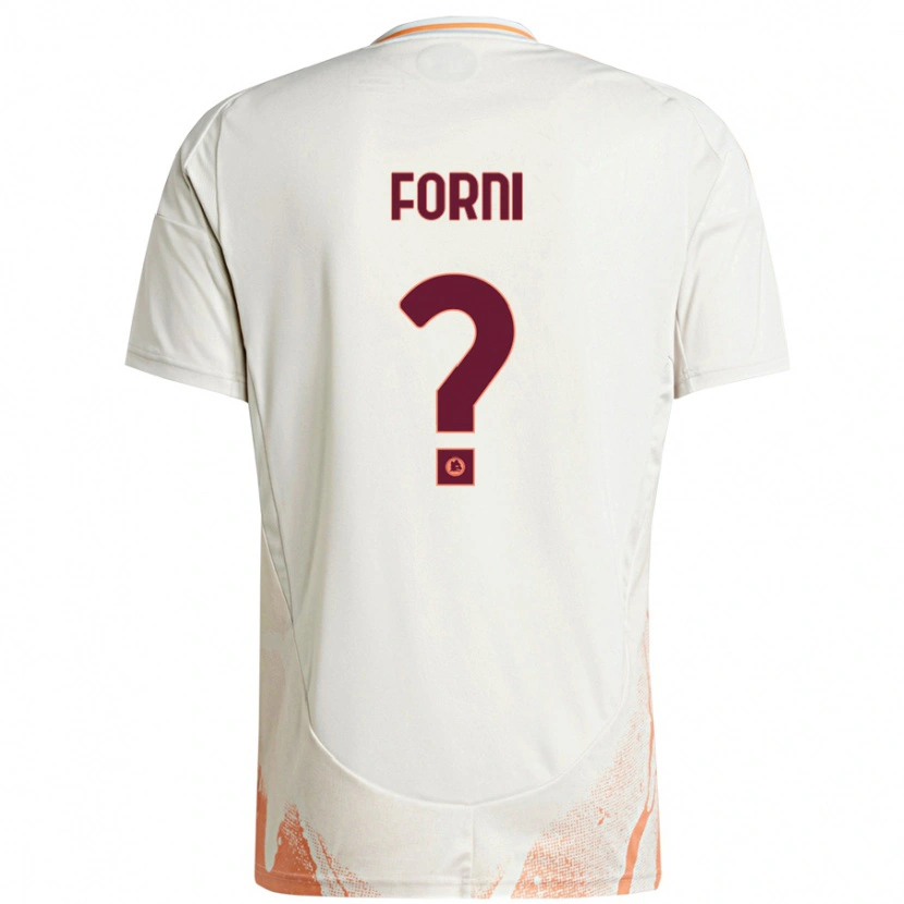 Danxen Kinderen Matteo Forni #0 Crème Wit Oranje Uitshirt Uittenue 2024/25 T-Shirt