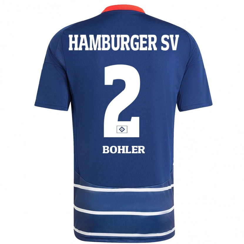 Danxen Kinderen Annaleen Böhler #2 Donkerblauw Uitshirt Uittenue 2024/25 T-Shirt