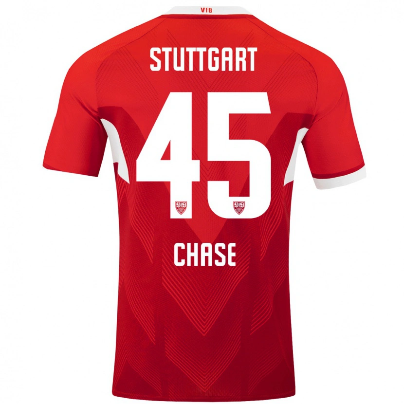 Danxen Kinderen Anrie Chase #45 Rood Wit Uitshirt Uittenue 2024/25 T-Shirt