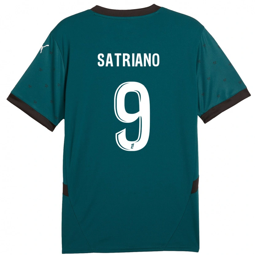 Danxen Kinderen Martín Satriano #9 Donkergroen Uitshirt Uittenue 2024/25 T-Shirt