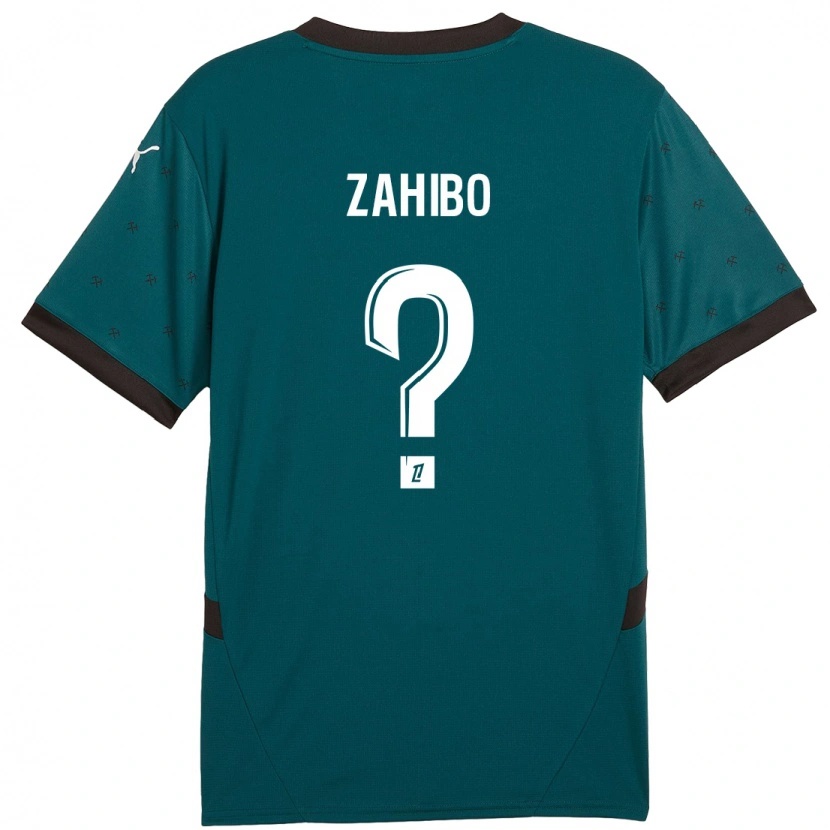 Danxen Kinderen Wesley Zahibo #0 Donkergroen Uitshirt Uittenue 2024/25 T-Shirt