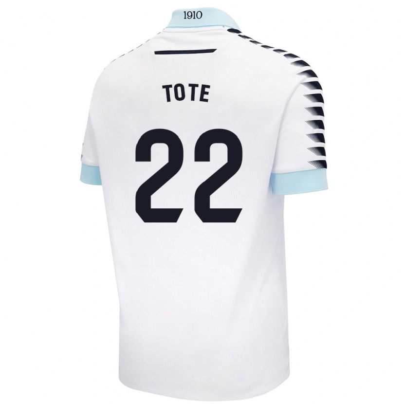 Danxen Kinderen Tote #22 Wit Blauw Uitshirt Uittenue 2024/25 T-Shirt