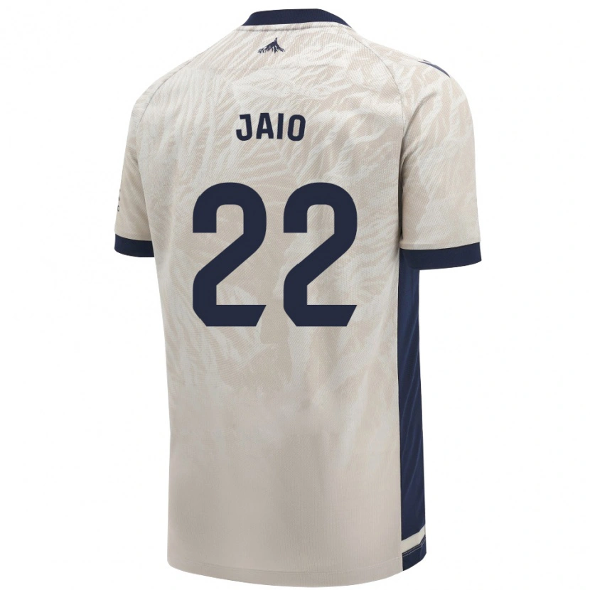 Danxen Kinderen Jaione Larraiotz Senosiain #22 Lichtgrijs Uitshirt Uittenue 2024/25 T-Shirt