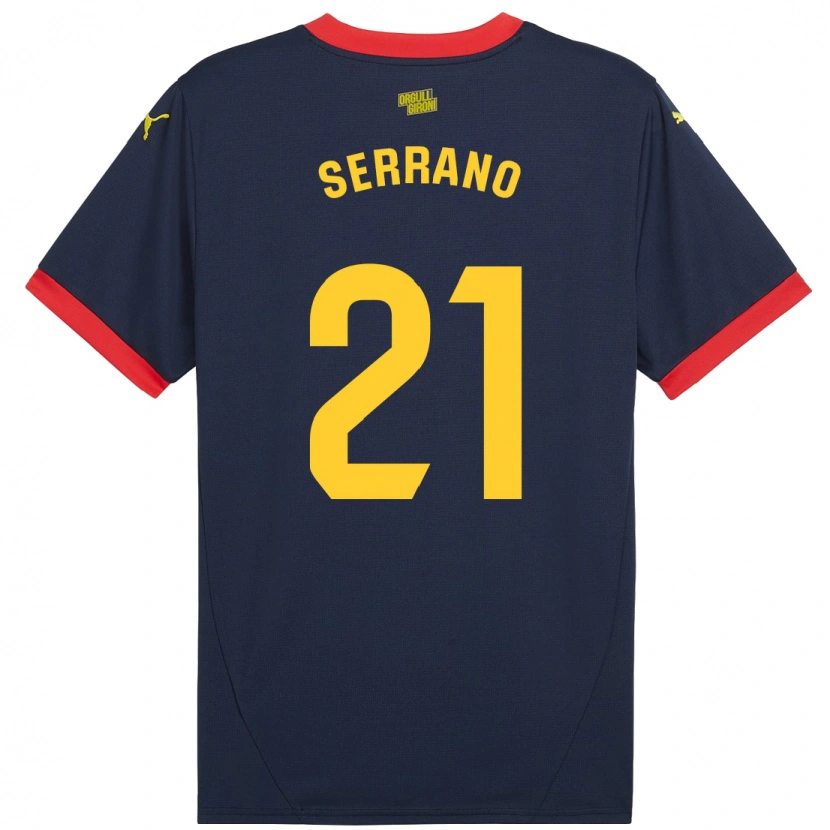 Danxen Kinderen Ot Serrano #21 Marineblauw Uitshirt Uittenue 2024/25 T-Shirt