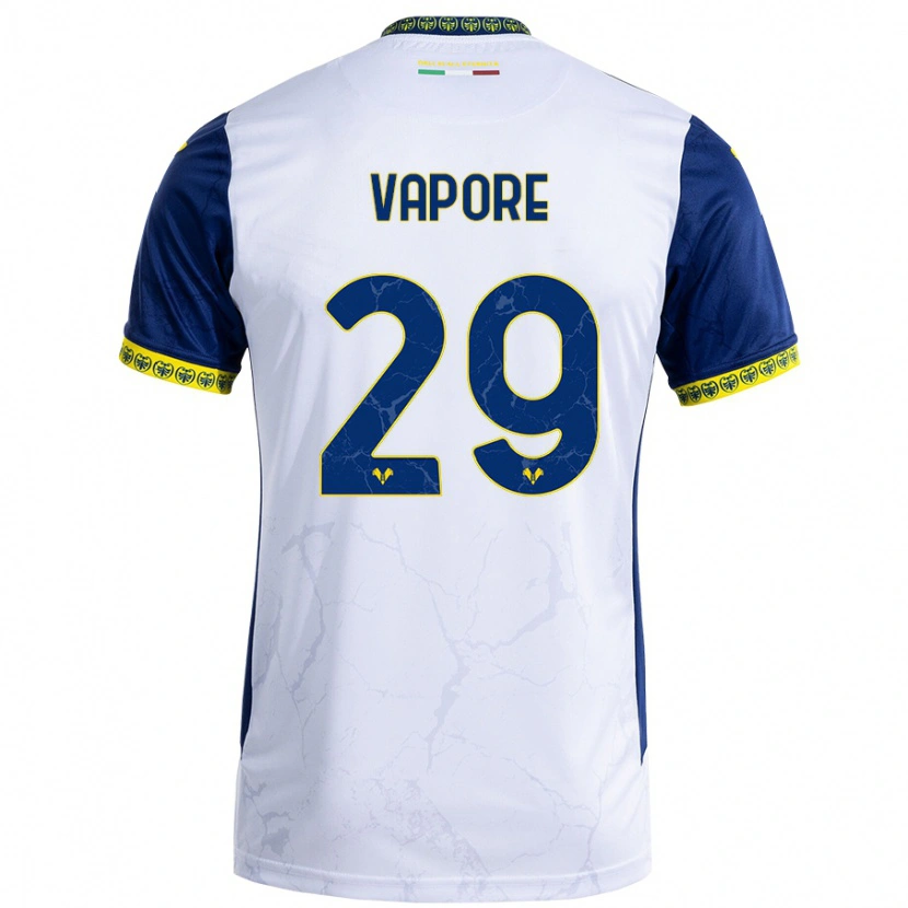 Danxen Kinderen Angelo Vapore #29 Witblauw Uitshirt Uittenue 2024/25 T-Shirt