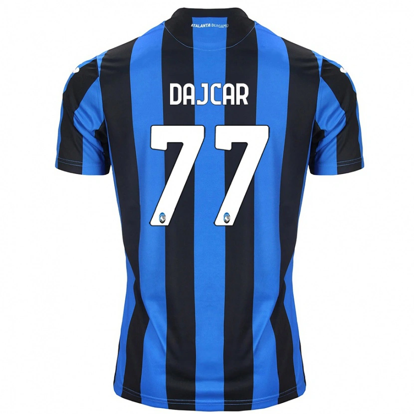 Danxen Heren Matevz Dajcar #77 Blauw Zwart Thuisshirt Thuistenue 2024/25 T-Shirt
