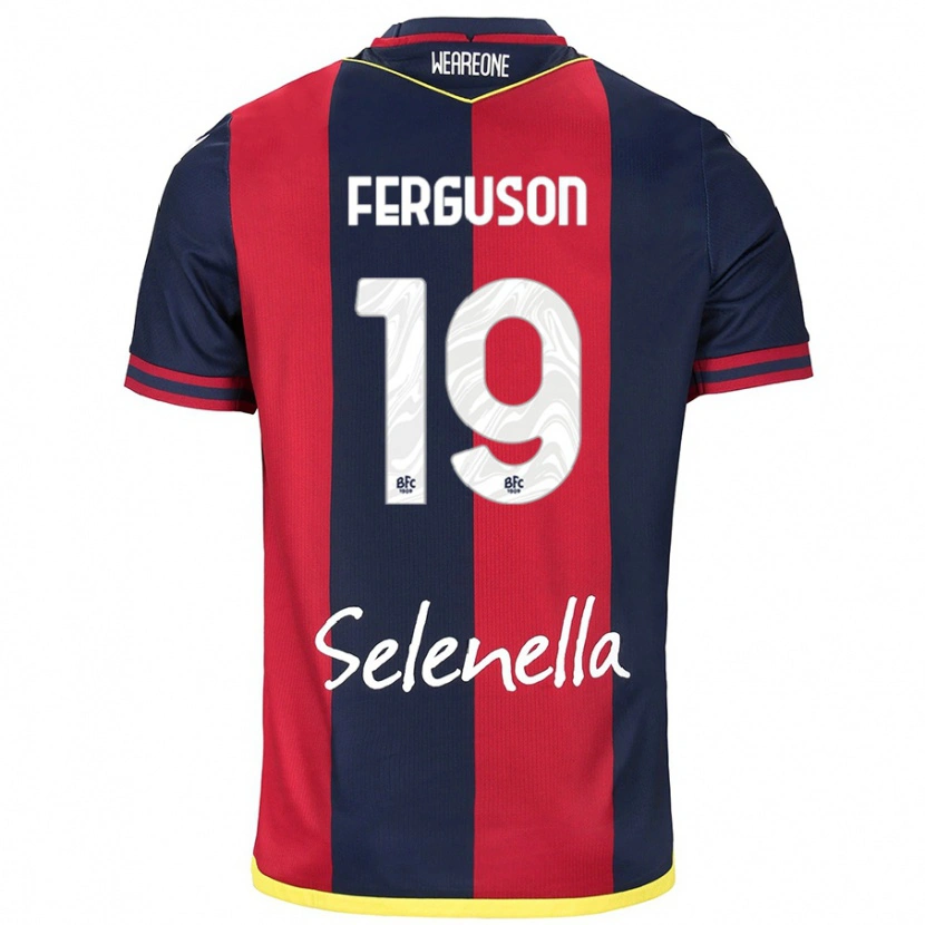 Danxen Heren Lewis Ferguson #19 Rood Koningsblauw Thuisshirt Thuistenue 2024/25 T-Shirt