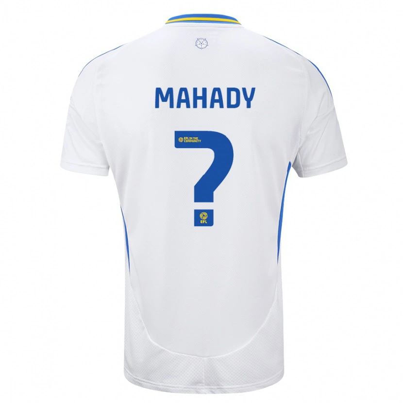 Danxen Heren Rory Mahady #0 Wit Blauw Thuisshirt Thuistenue 2024/25 T-Shirt