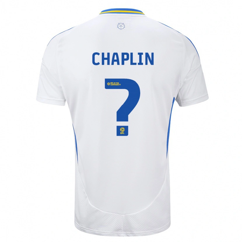 Danxen Heren Rhys Chadwick-Chaplin #0 Wit Blauw Thuisshirt Thuistenue 2024/25 T-Shirt