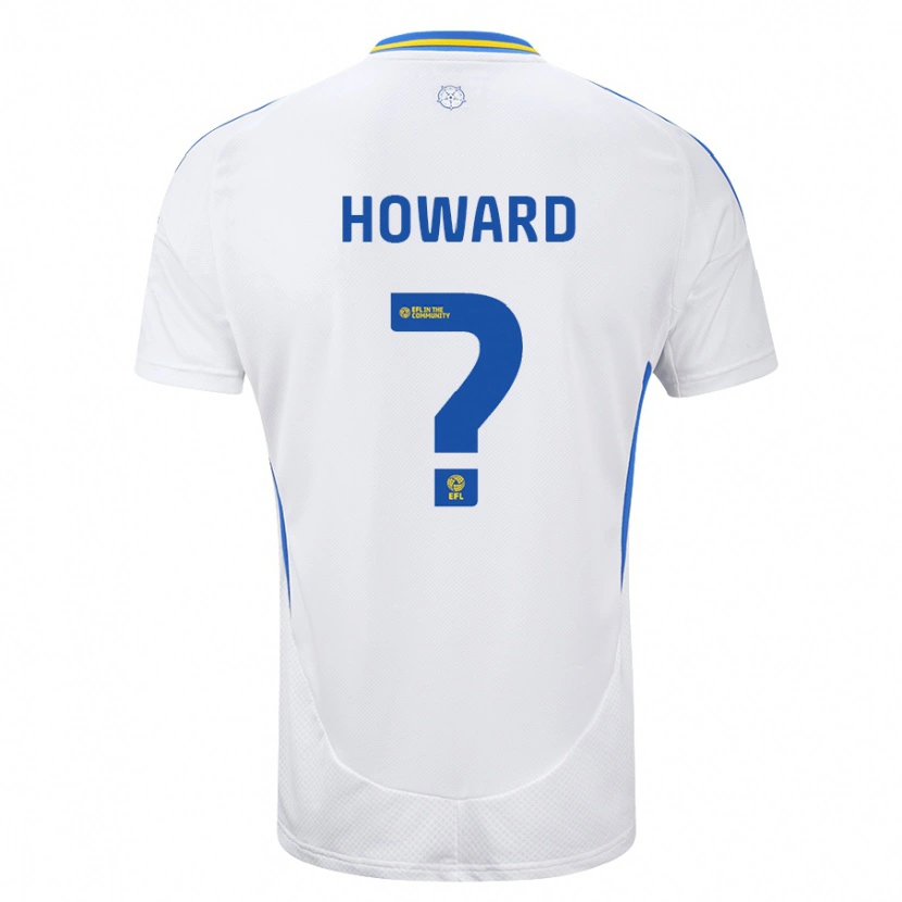 Danxen Heren Jacob Howard #0 Wit Blauw Thuisshirt Thuistenue 2024/25 T-Shirt