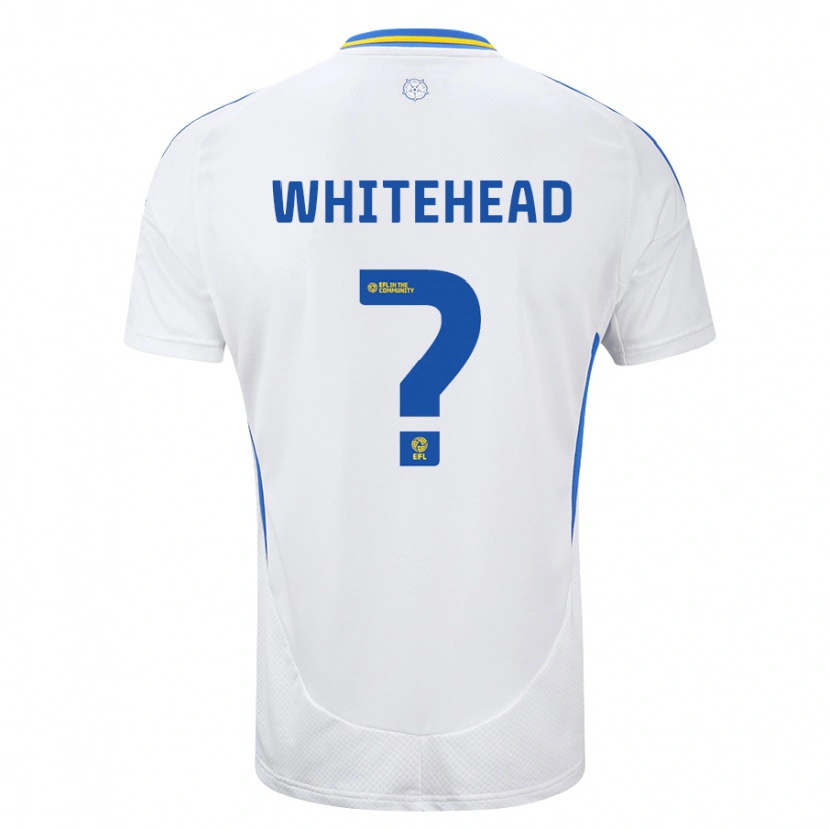 Danxen Heren Louie Whitehead #0 Wit Blauw Thuisshirt Thuistenue 2024/25 T-Shirt
