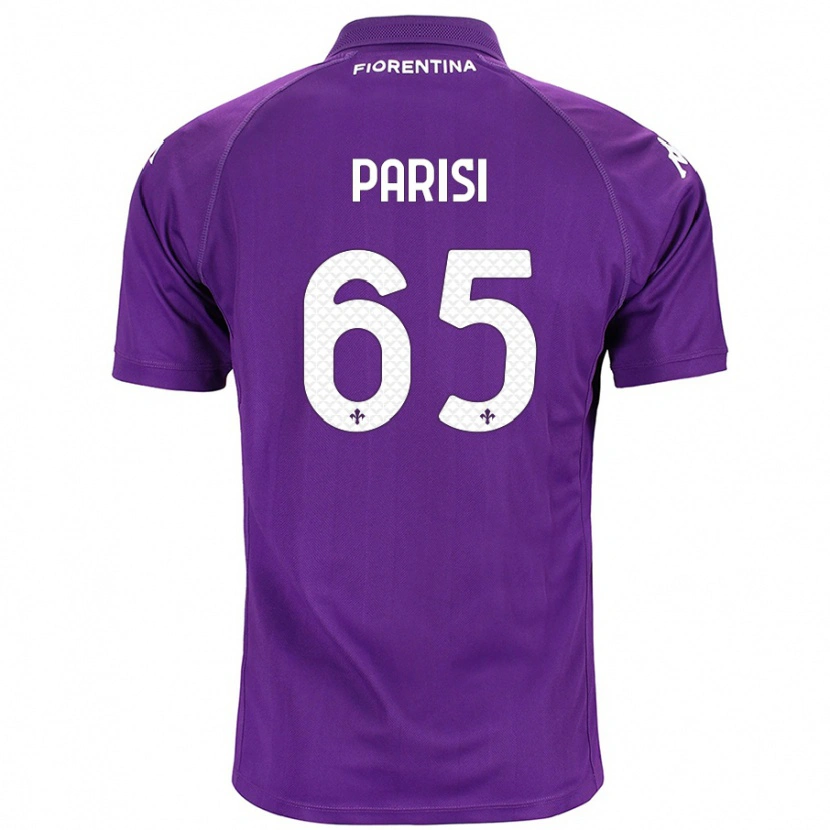 Danxen Heren Fabiano Parisi #65 Paars Thuisshirt Thuistenue 2024/25 T-Shirt