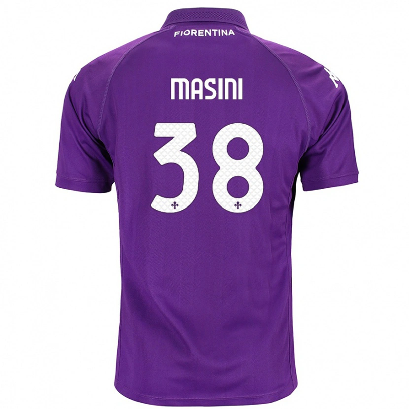 Danxen Heren Linda Masini #38 Paars Thuisshirt Thuistenue 2024/25 T-Shirt