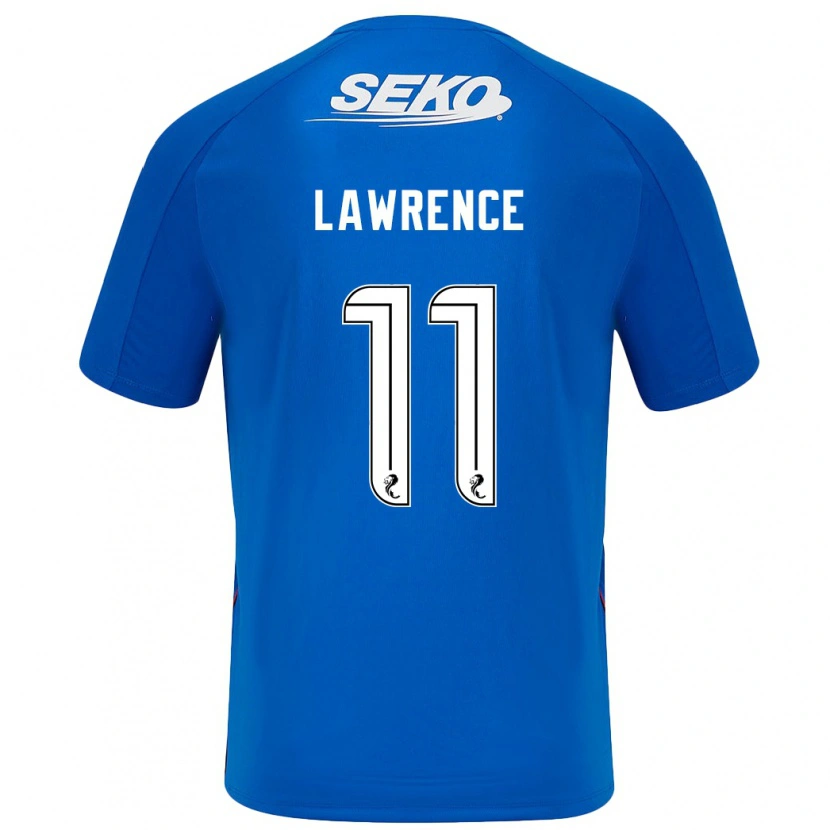 Danxen Heren Tom Lawrence #11 Donkerblauw Thuisshirt Thuistenue 2024/25 T-Shirt