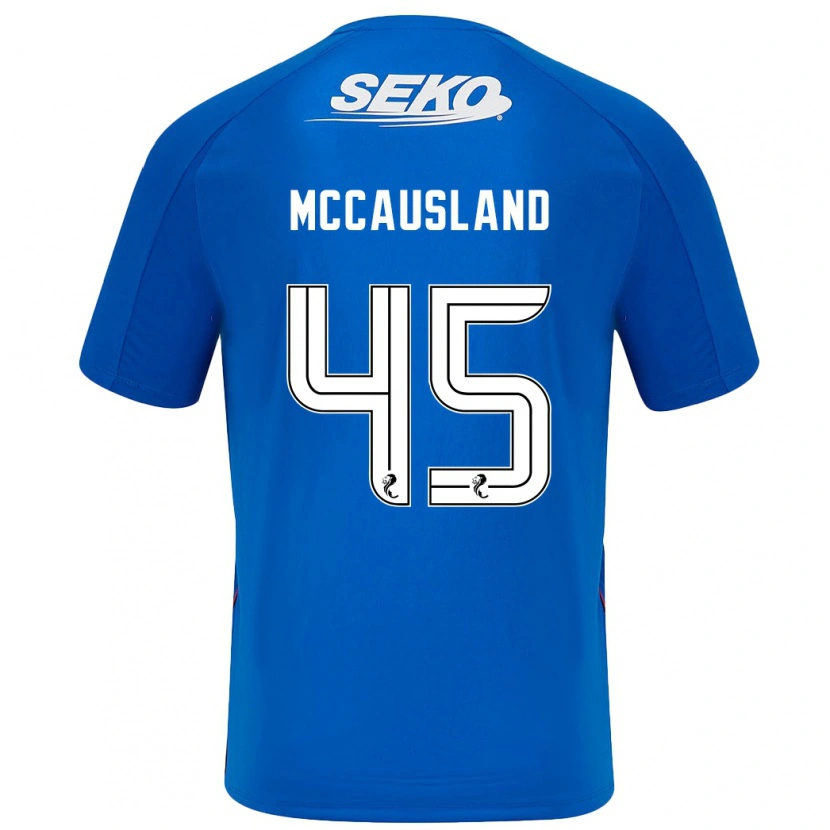 Danxen Heren Ross Mccausland #45 Donkerblauw Thuisshirt Thuistenue 2024/25 T-Shirt
