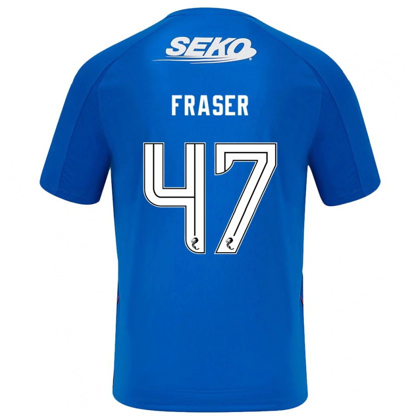 Danxen Heren Robbie Fraser #47 Donkerblauw Thuisshirt Thuistenue 2024/25 T-Shirt