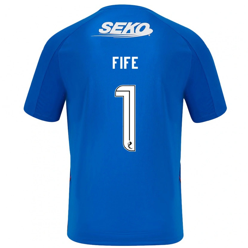 Danxen Heren Jenna Fife #1 Donkerblauw Thuisshirt Thuistenue 2024/25 T-Shirt