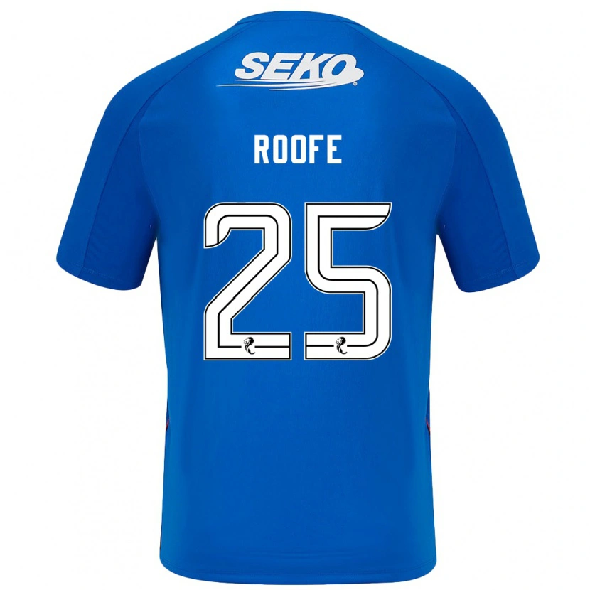 Danxen Heren Kemar Roofe #25 Donkerblauw Thuisshirt Thuistenue 2024/25 T-Shirt