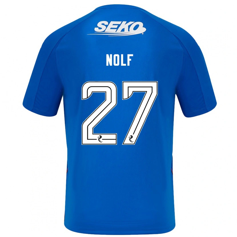 Danxen Heren Madeline Nolf #27 Donkerblauw Thuisshirt Thuistenue 2024/25 T-Shirt