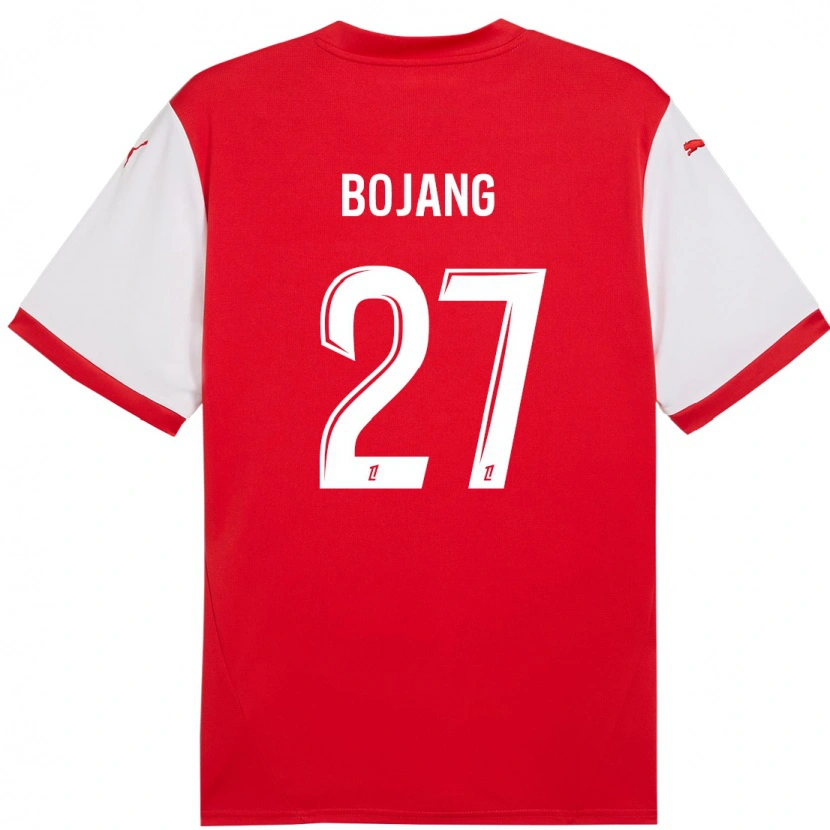 Danxen Heren Adama Bojang #27 Rood Wit Thuisshirt Thuistenue 2024/25 T-Shirt