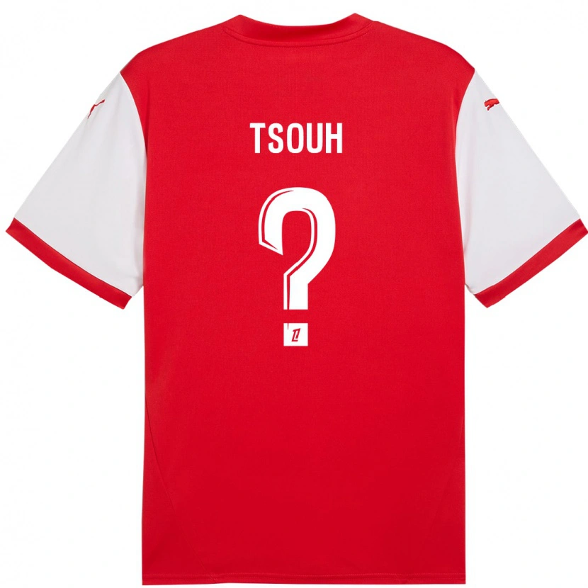 Danxen Heren Justin Tsouh #0 Rood Wit Thuisshirt Thuistenue 2024/25 T-Shirt