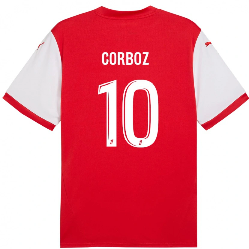 Danxen Heren Rachel Corboz #10 Rood Wit Thuisshirt Thuistenue 2024/25 T-Shirt