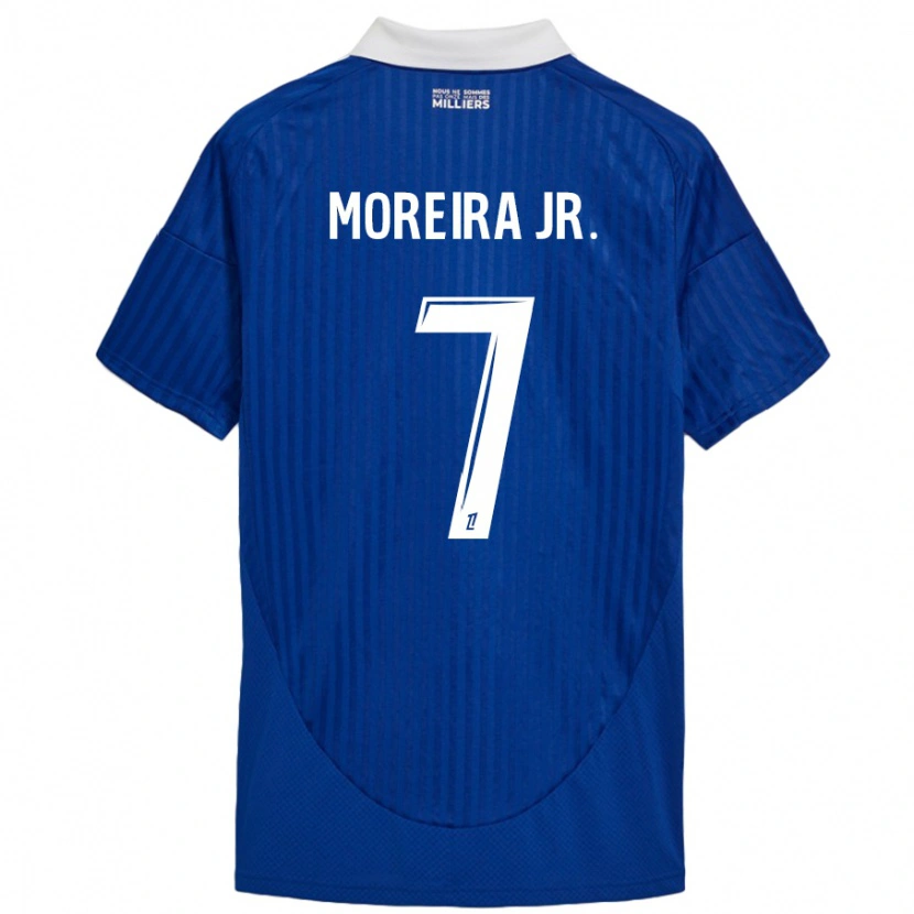 Danxen Heren Diego Moreira #7 Blauw Wit Thuisshirt Thuistenue 2024/25 T-Shirt
