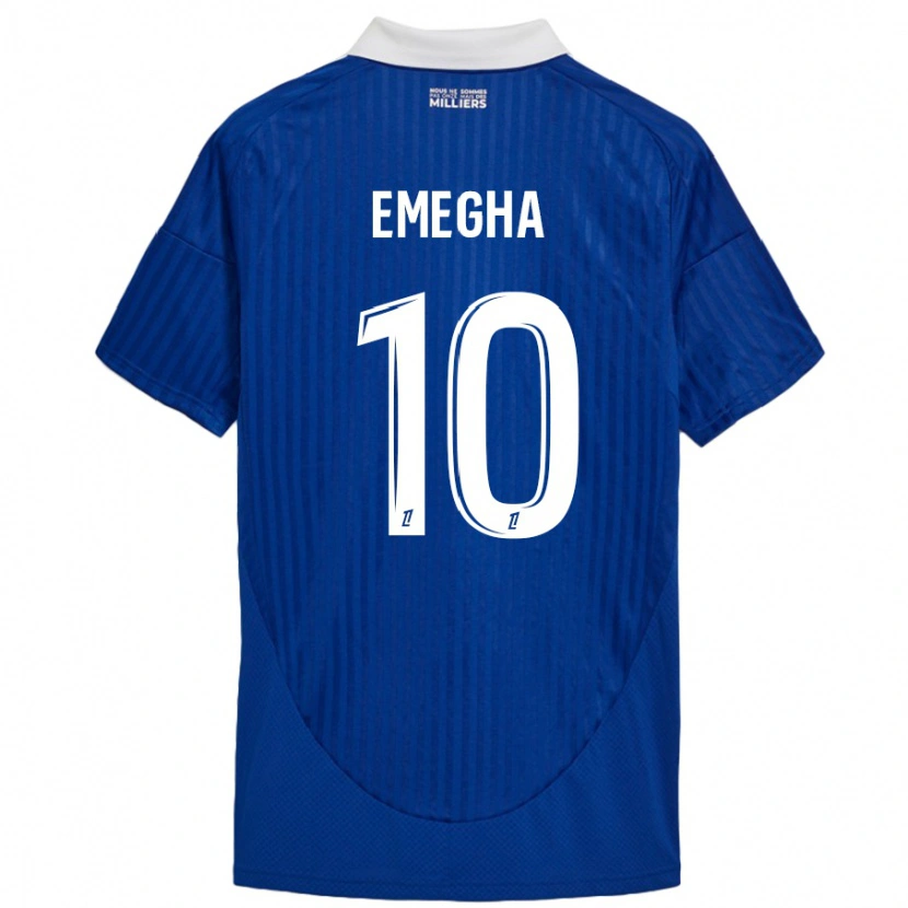 Danxen Heren Emanuel Emegha #10 Blauw Wit Thuisshirt Thuistenue 2024/25 T-Shirt