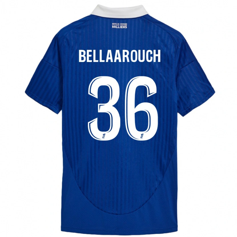 Danxen Heren Alaa Bellaarouch #36 Blauw Wit Thuisshirt Thuistenue 2024/25 T-Shirt