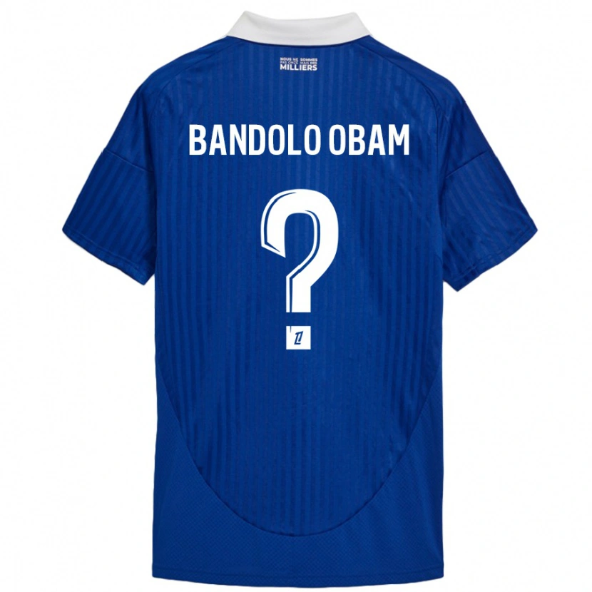 Danxen Heren Randy Bandolo Obam #0 Blauw Wit Thuisshirt Thuistenue 2024/25 T-Shirt