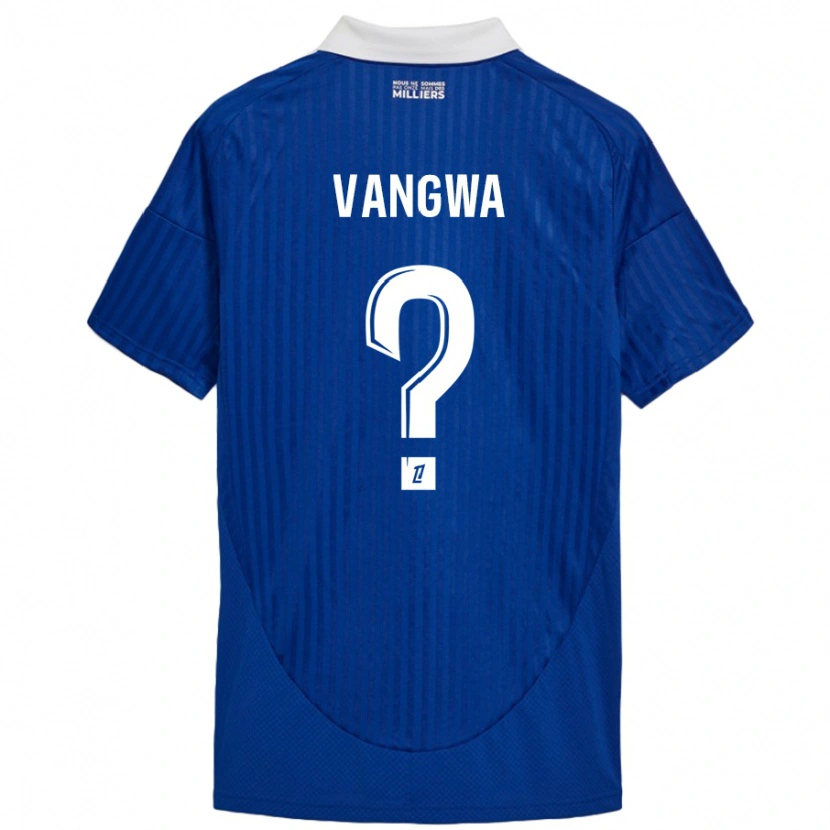 Danxen Heren Jilva Vangwa #0 Blauw Wit Thuisshirt Thuistenue 2024/25 T-Shirt
