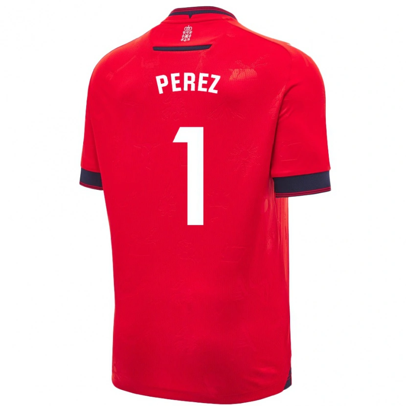 Danxen Heren Silvia Pérez Fernández De Romarategui #1 Rood Wit Thuisshirt Thuistenue 2024/25 T-Shirt