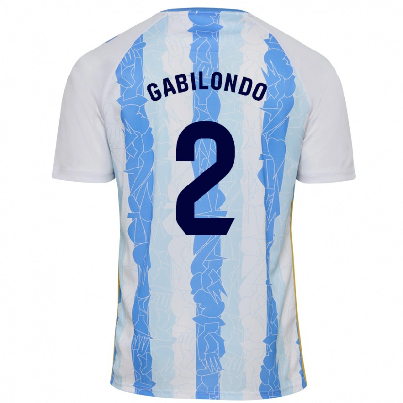 Danxen Heren Jokin Gabilondo #2 Wit Blauw Thuisshirt Thuistenue 2024/25 T-Shirt