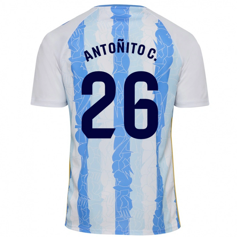 Danxen Heren Antonio Cordero #26 Wit Blauw Thuisshirt Thuistenue 2024/25 T-Shirt