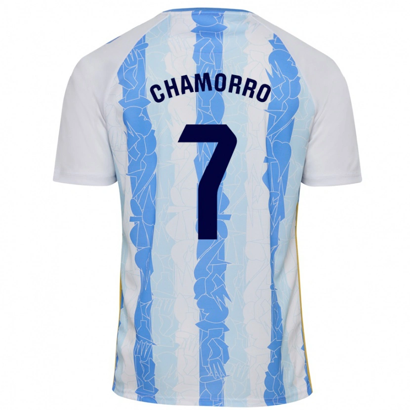 Danxen Heren Alexis Chamorro #7 Wit Blauw Thuisshirt Thuistenue 2024/25 T-Shirt