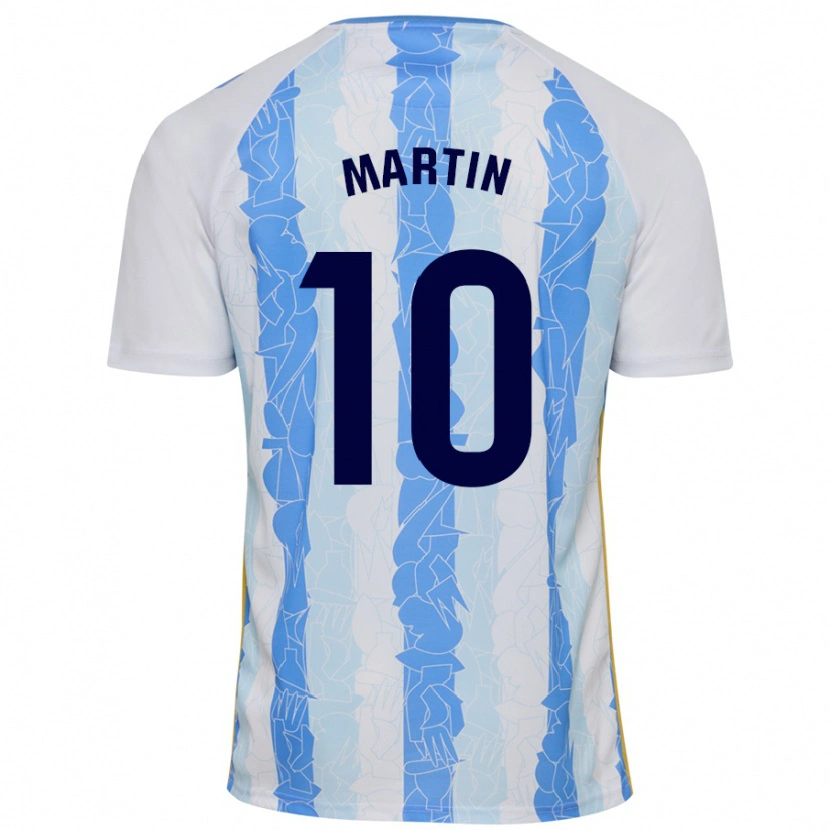 Danxen Heren Jesús Martín #10 Wit Blauw Thuisshirt Thuistenue 2024/25 T-Shirt