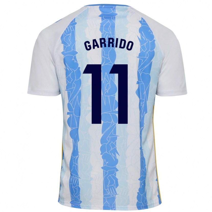 Danxen Heren Rafa Garrido #11 Wit Blauw Thuisshirt Thuistenue 2024/25 T-Shirt