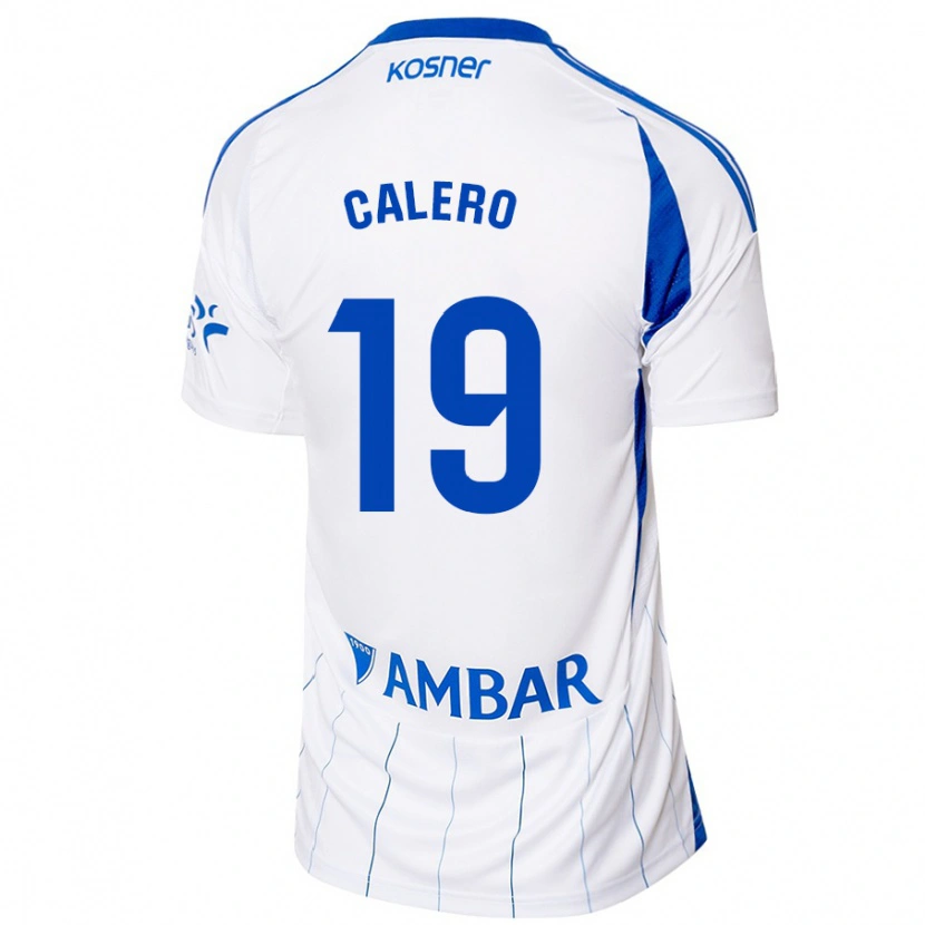 Danxen Heren Iván Calero #19 Rood Wit Thuisshirt Thuistenue 2024/25 T-Shirt