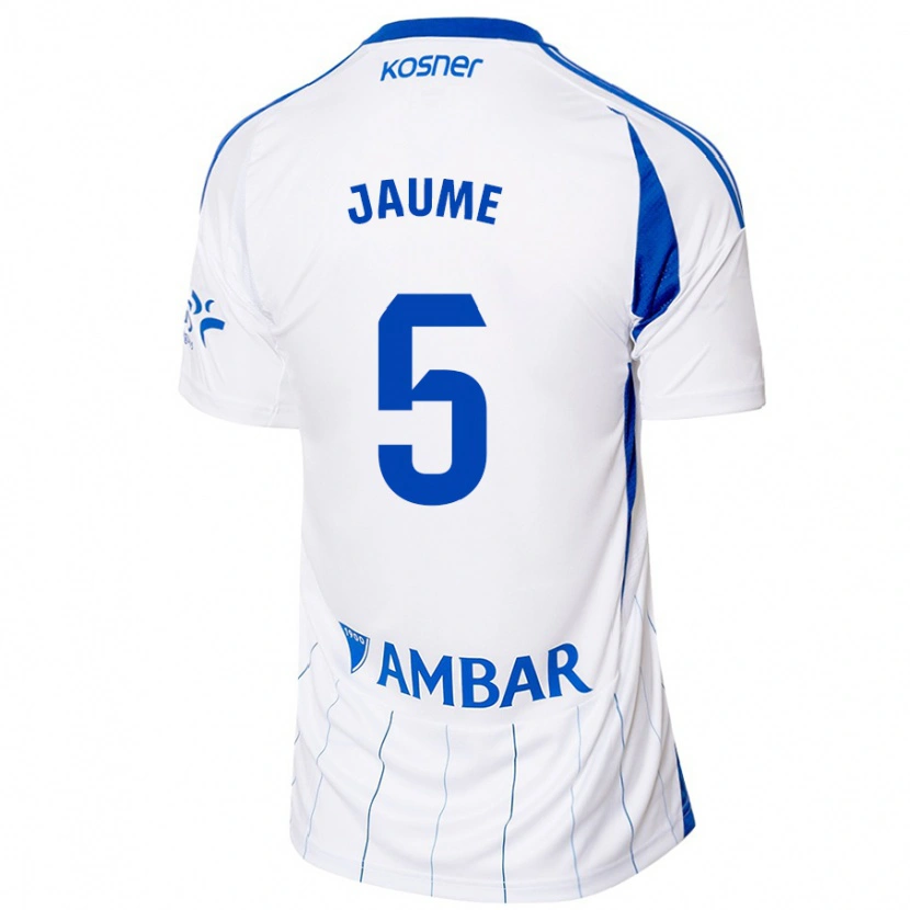 Danxen Heren Jaume Grau #5 Rood Wit Thuisshirt Thuistenue 2024/25 T-Shirt