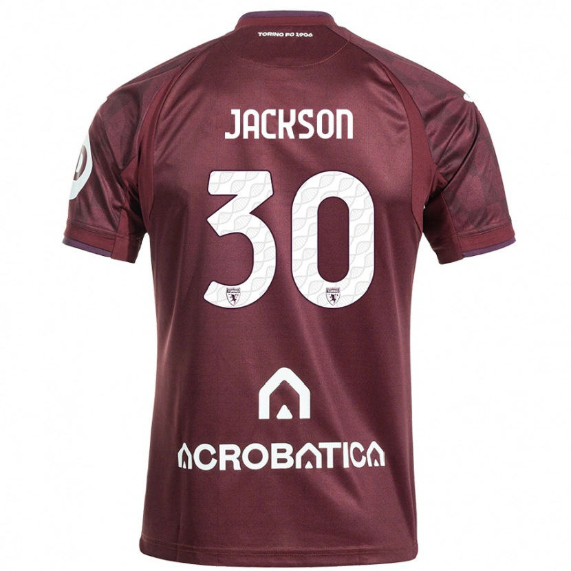 Danxen Heren Michael Jackson #30 Kastanjebruin Wit Thuisshirt Thuistenue 2024/25 T-Shirt