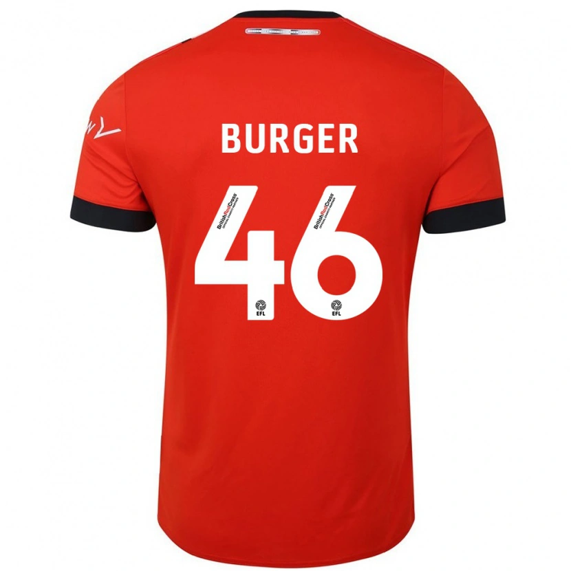 Danxen Heren Jake Burger #46 Oranje Zwart Thuisshirt Thuistenue 2024/25 T-Shirt