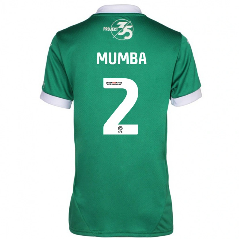 Danxen Heren Bali Mumba #2 Groen Wit Thuisshirt Thuistenue 2024/25 T-Shirt