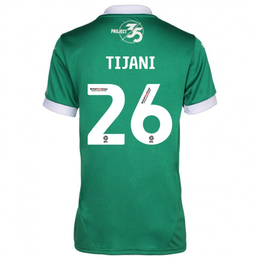 Danxen Heren Muhamed Tijani #26 Groen Wit Thuisshirt Thuistenue 2024/25 T-Shirt