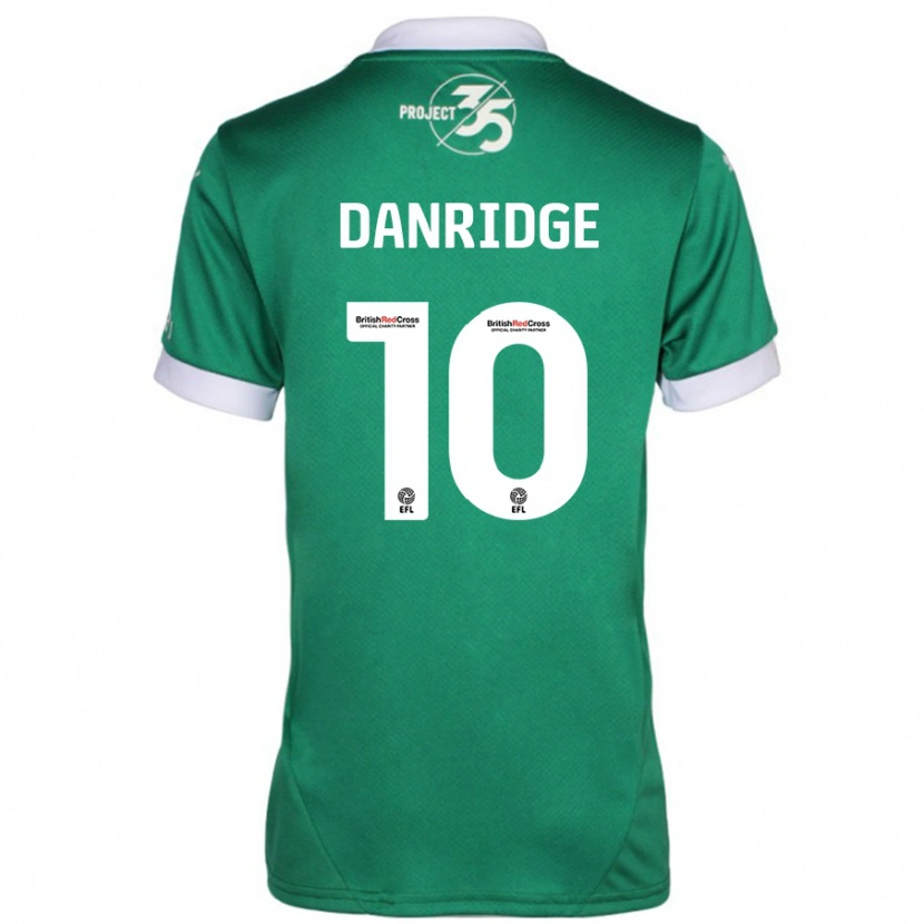 Danxen Heren Rebecca Danridge #10 Groen Wit Thuisshirt Thuistenue 2024/25 T-Shirt