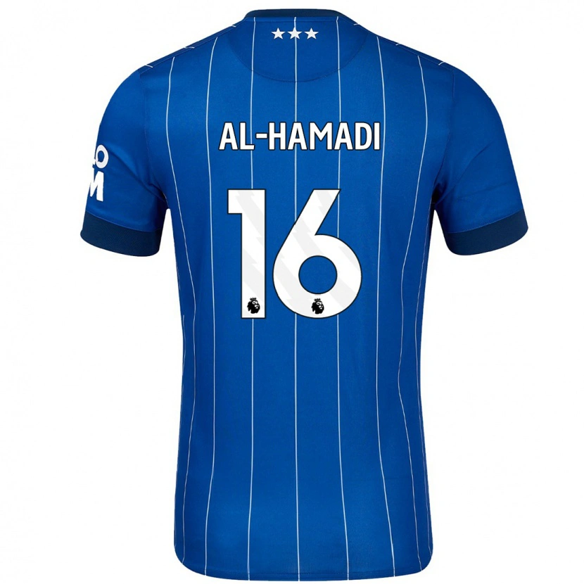 Danxen Heren Ali Al-Hamadi #16 Marineblauw Thuisshirt Thuistenue 2024/25 T-Shirt