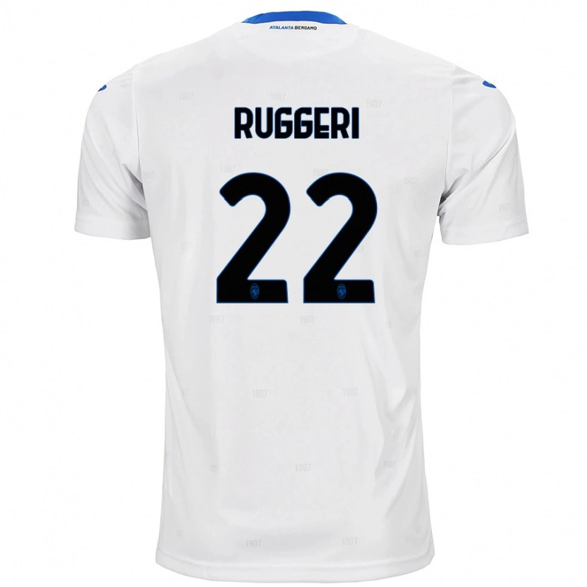 Danxen Heren Matteo Ruggeri #22 Wit Uitshirt Uittenue 2024/25 T-Shirt