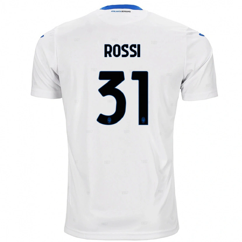 Danxen Heren Francesco Rossi #31 Wit Uitshirt Uittenue 2024/25 T-Shirt