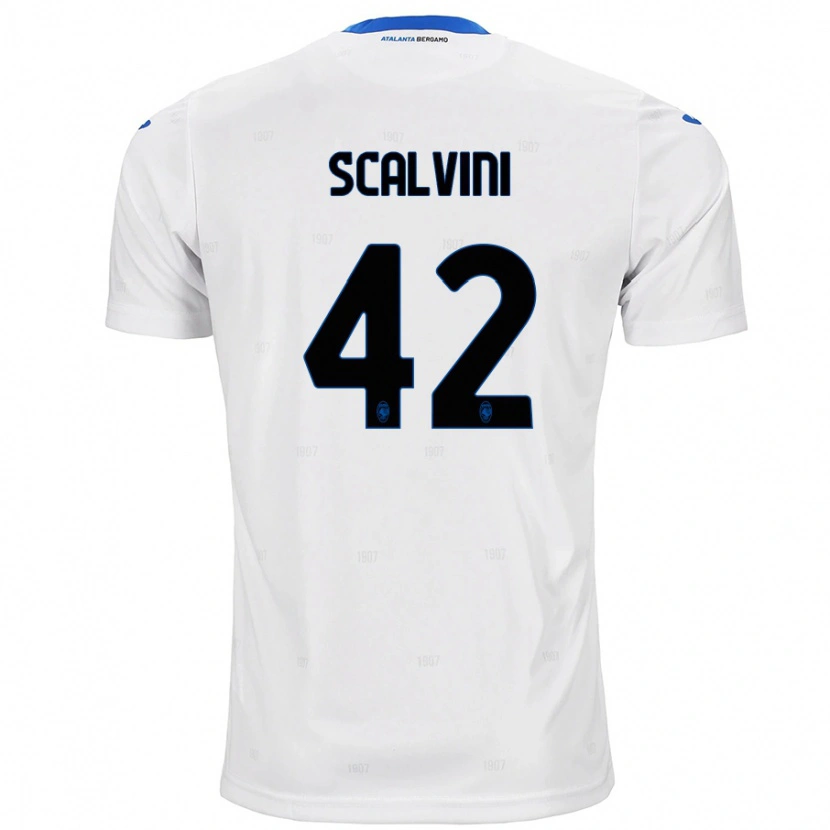 Danxen Heren Giorgio Scalvini #42 Wit Uitshirt Uittenue 2024/25 T-Shirt