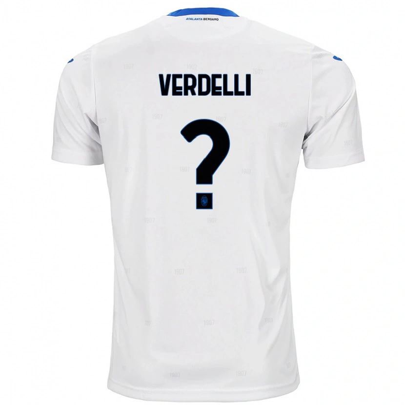 Danxen Heren Davide Verdelli #0 Wit Uitshirt Uittenue 2024/25 T-Shirt